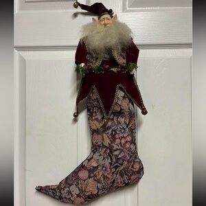 Festive Elf Christmas Stocking